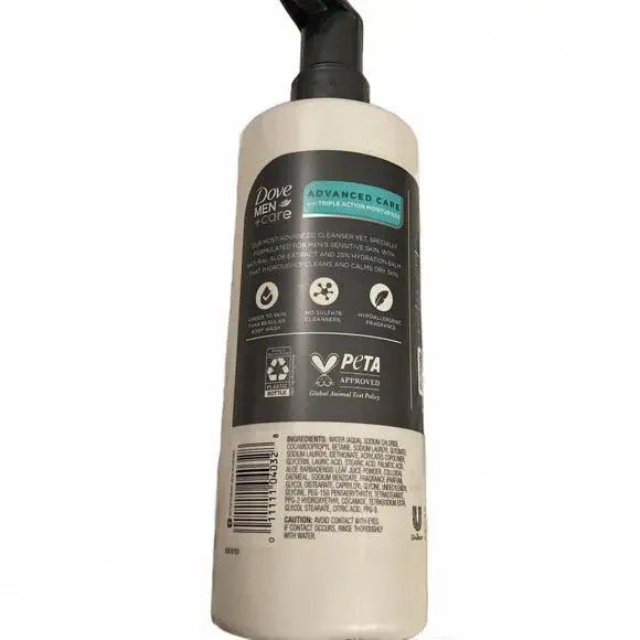 Men+Care, Face + Body Cleanser, Sensitive Calm , 16.9 fl oz (500 ml)